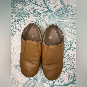 Dynadans Youth Leather Jazz Shoes NWOT